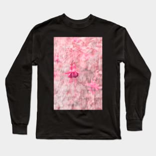 Pink Fuchsia Flower Long Sleeve T-Shirt